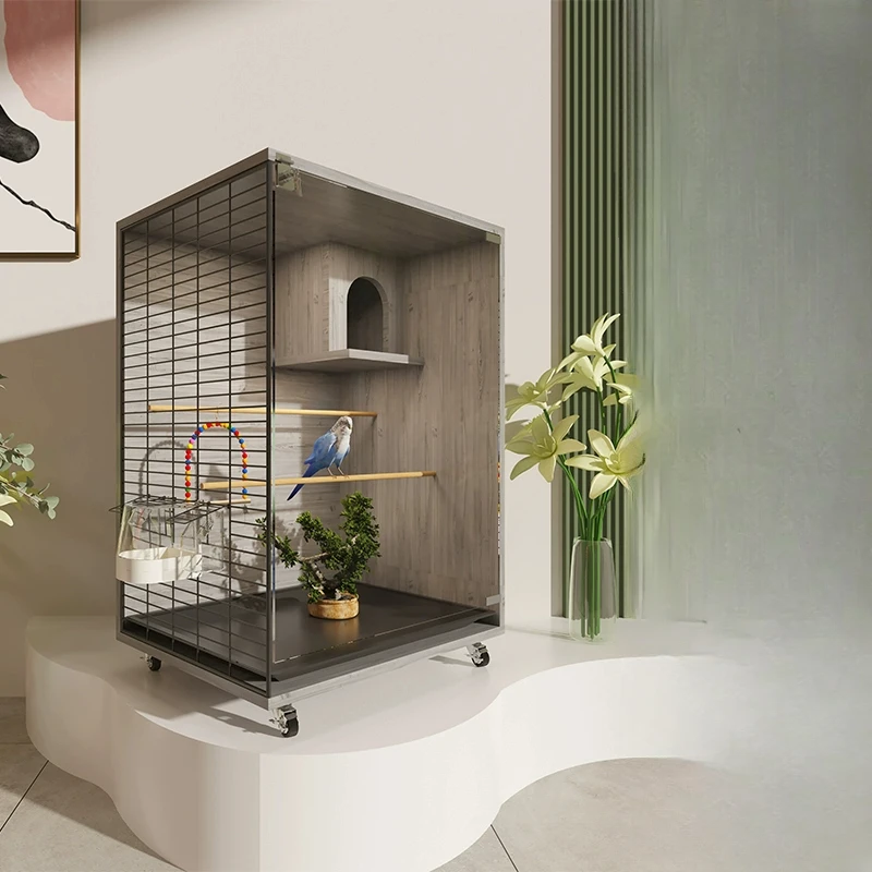 Speciality Luxury Villa Bird Cage Aviary Home Habitat Pigeon Bird Cage Carrier Budgie Oiseaux Accessoires Pet Products RR50BC