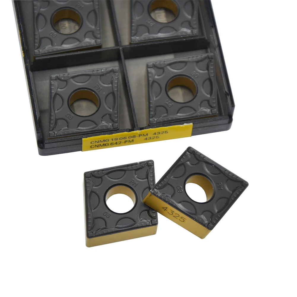 10 PCS CNMG190608 CNMG190612-PM4325/4425 CNMG642 CNMG643 CNMG CNC Turning Insert Tough and wear-resistant High Quality