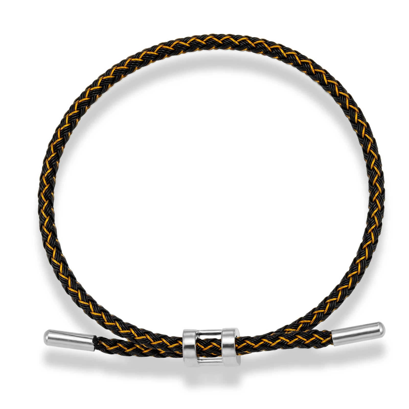 Luxuriöses Mehrfarbiges Handgefertigtes Armband für Damen und Herren Verstellbares Nicht-Verblassendes Edelstahl-Draht Wasserfestes Seil Paar-Schmuck Geschenk