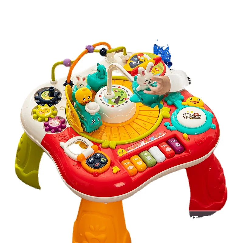 Hxl Multifunctional Baby Gaming Table Children Building Blocks Space Sand Table Baby Toy Table