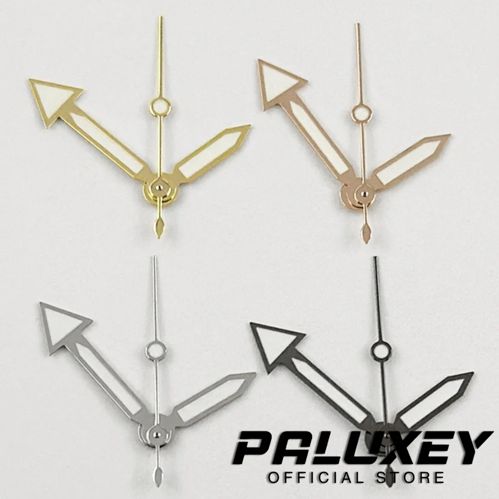 NH35 Hands Gun Silver Rose Gold Gold Watch Hands For NH35 NH36 NH38 NH39 NH70 NH72 Movement Watches Pointers Green luminou