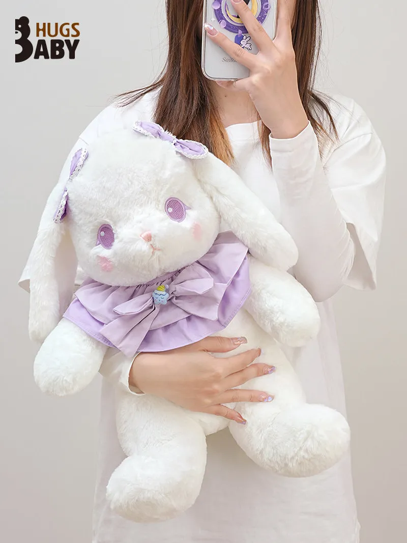 

Hug Buddy Lotta Rabbit Bear Plush Cute Fluffy Bunny Doll Sweet Gift Idea for Girls Birthday Present and Cozy Room Decoration