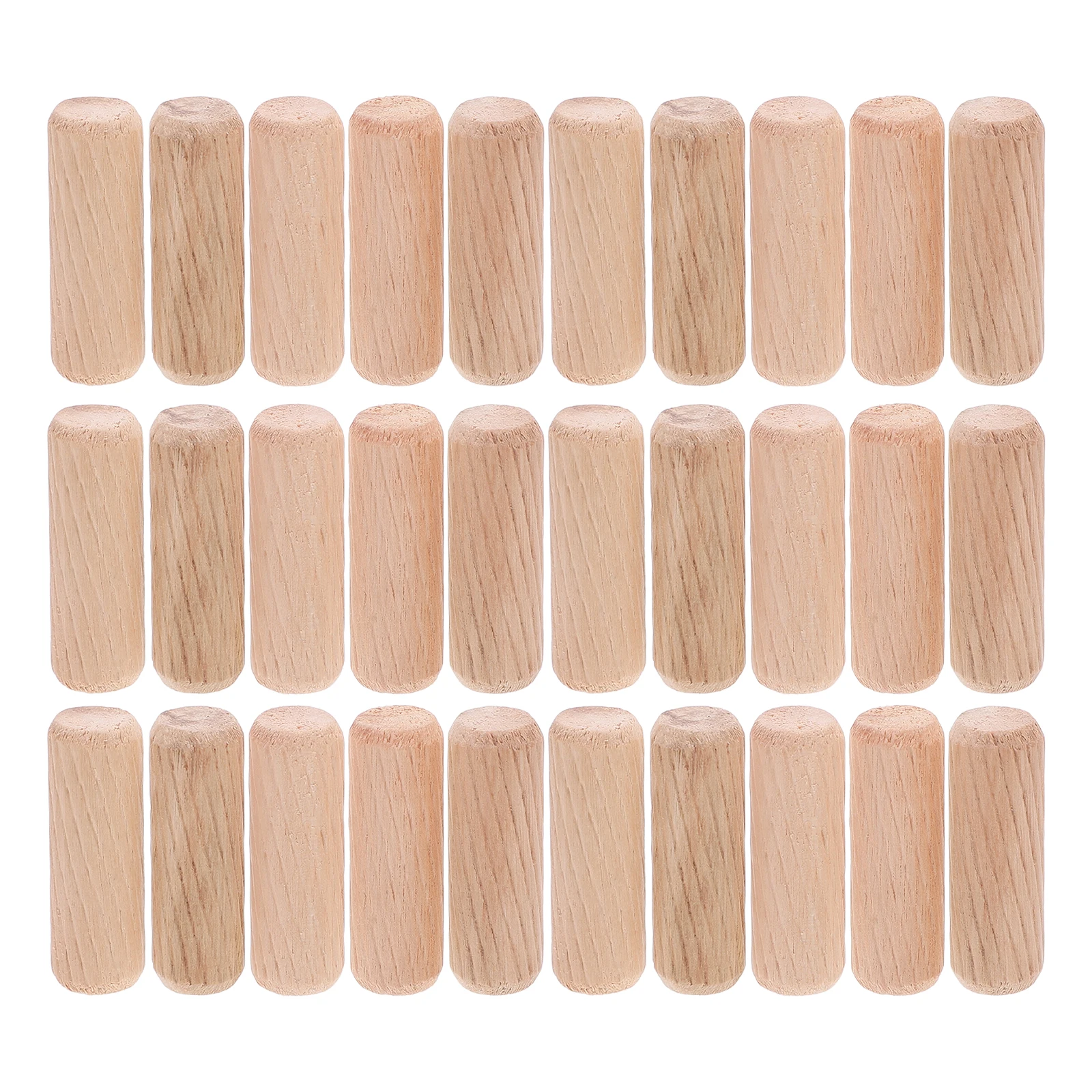 

100 шт. деревянные дюбеля 10 мм, прочная сборка мебели, надежная опора, легкая, красивая текстура, универсальная гибкость