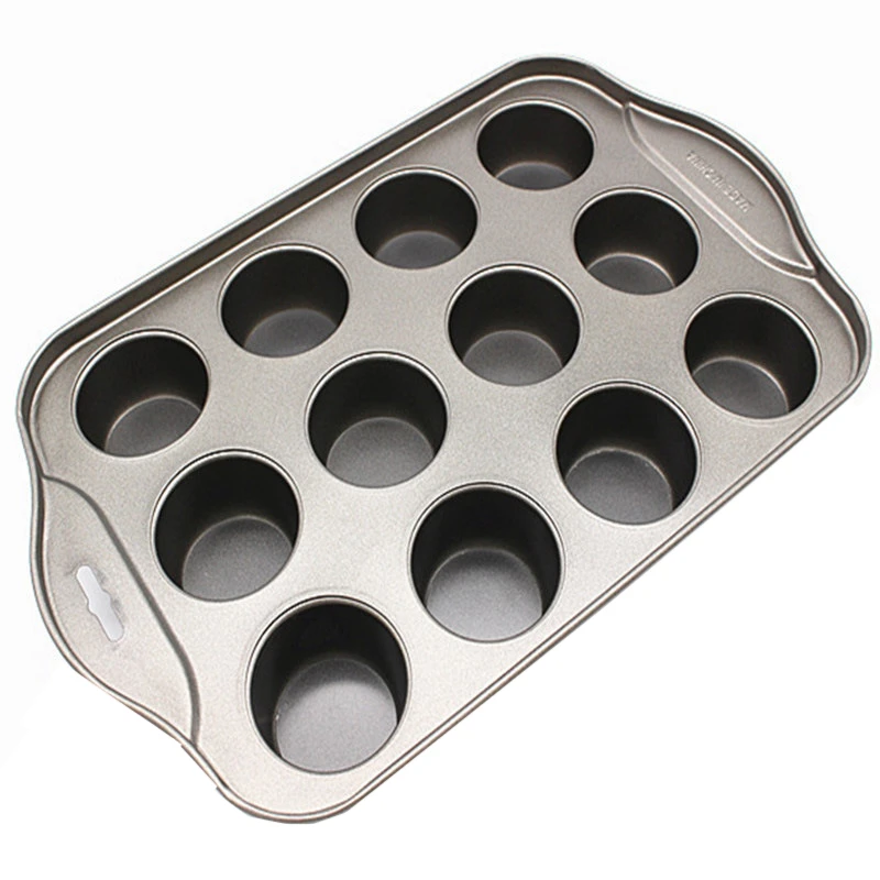 Imagem -04 - Bandeja Removível do Bolo Mini Non-stick Muffin Baking Pan Household Simples Cheesecake Cup Mould Cozinha Baking Tool 12