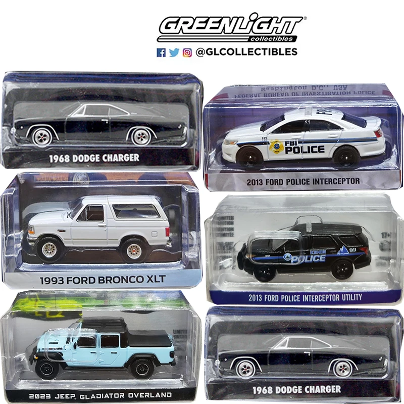 

Greenlight 1/64 Proportion New Style Detective Ford Mustang Hollywood Series Diecast Model Alloy Car Child Christmas Gift