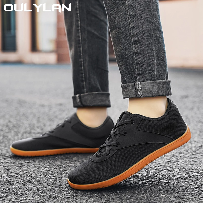 Lekkie i oddychające sneakersy Unisex szerokie buty z palcami dla mężczyzn damskie minimalistyczne buty do biegania na świeżym powietrzu