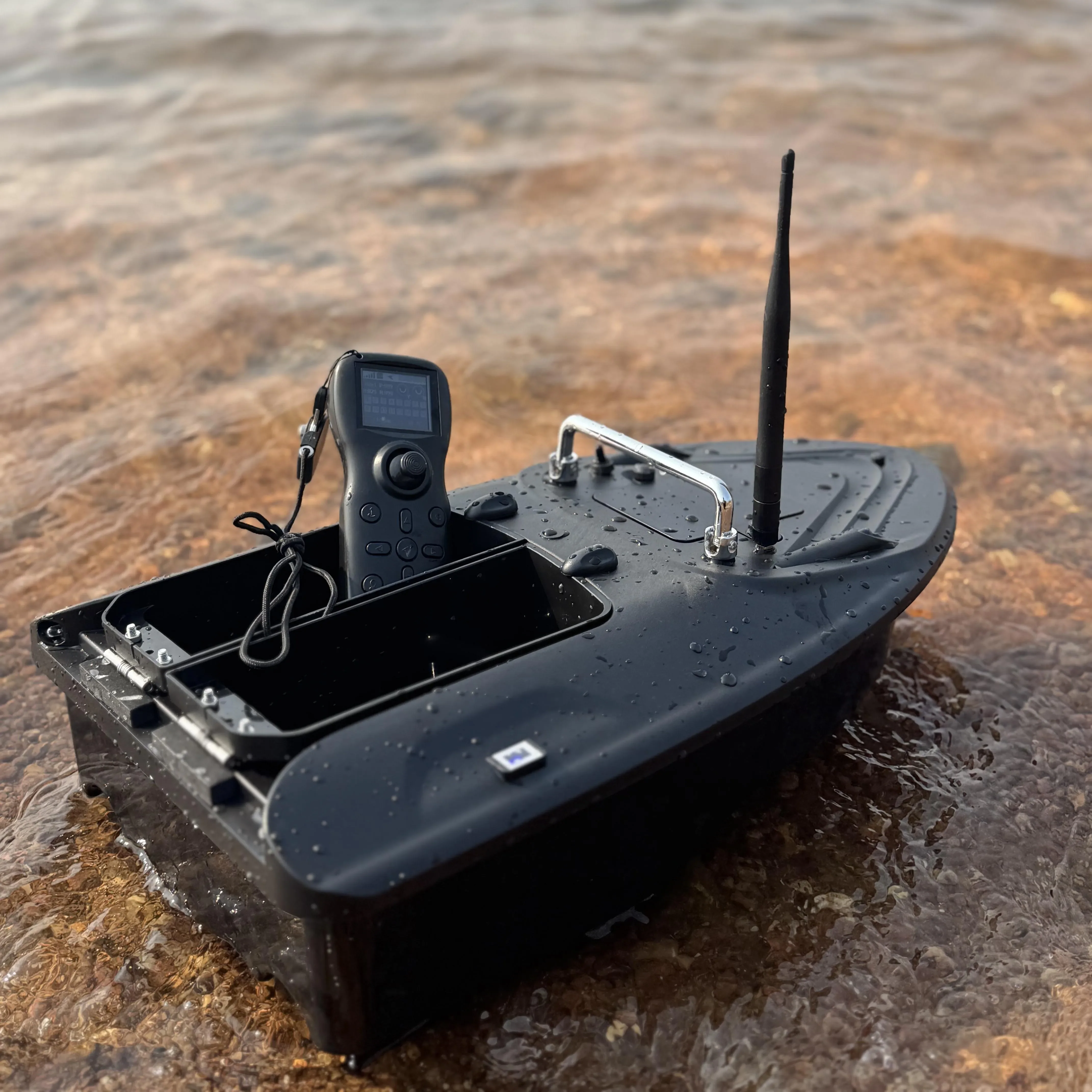 Sonar Bait Fishing Boat GPS 80 Positioning Points Low Battery No Signal Automatic Return 500m Remote Control 1.5kg Load Capacity