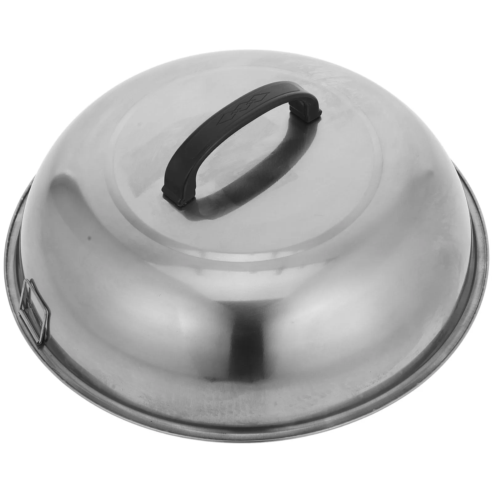 

Thickened Pot Lid Stainless Steel Universal Cooking Pan Lid Easy to Clean Practical Kitchen Barware Restaurant Use