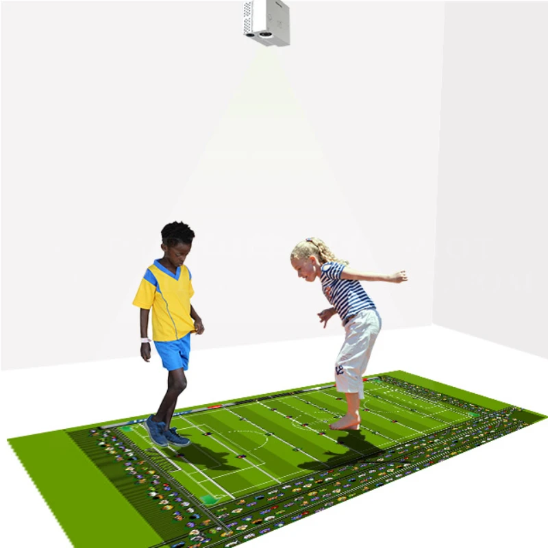 

Interactive advertising equipment, interactive floor projection system with more than 200 effects for choose.