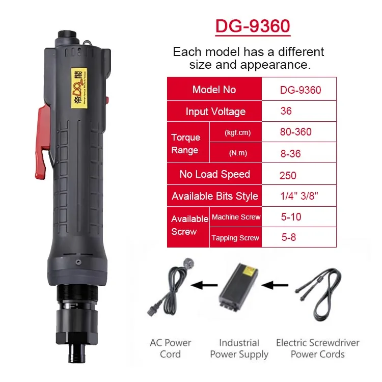 8-36Nm Adjustable Torque Precision Brushless Electric Screwdriver Fully Automatic Handheld Power Tools for Industrial Assembly