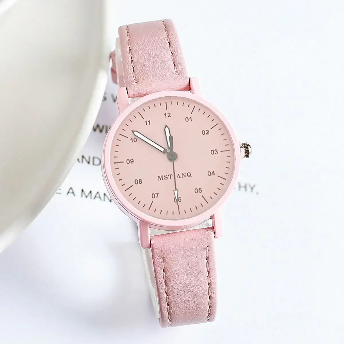 Vintage Watch for Women Dress Romantic Wristwatch Fashion Ladies PU Leather Strap Quartz Watch Clock Women Montre Femme Reloj 시계