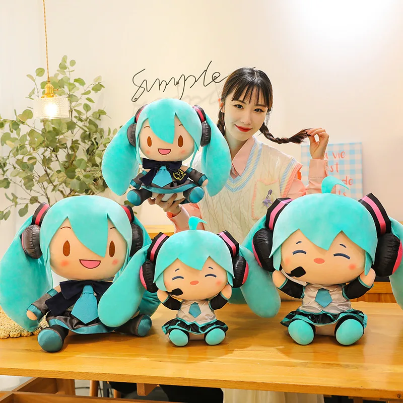 35-センチメートル-50-センチメートル初音ミクぬいぐるみかわいいアニメ漫画ぬいぐるみ部屋の装飾コレクティブルおもちゃ女の子ギフトクリスマスギフト