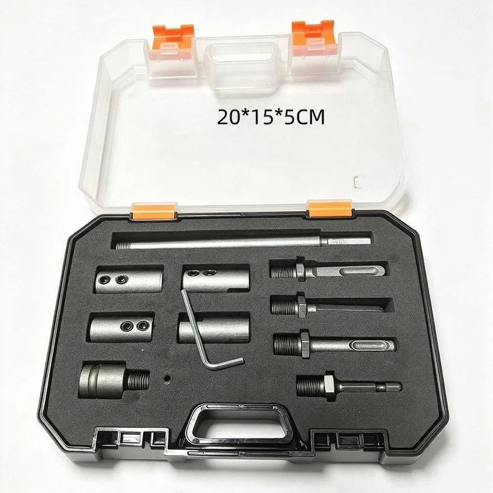 Multi-Function Extension Rod Adapter Set Square Round And Hexagonal Handles For Angle Grinders Drills And Drivers Power Tools