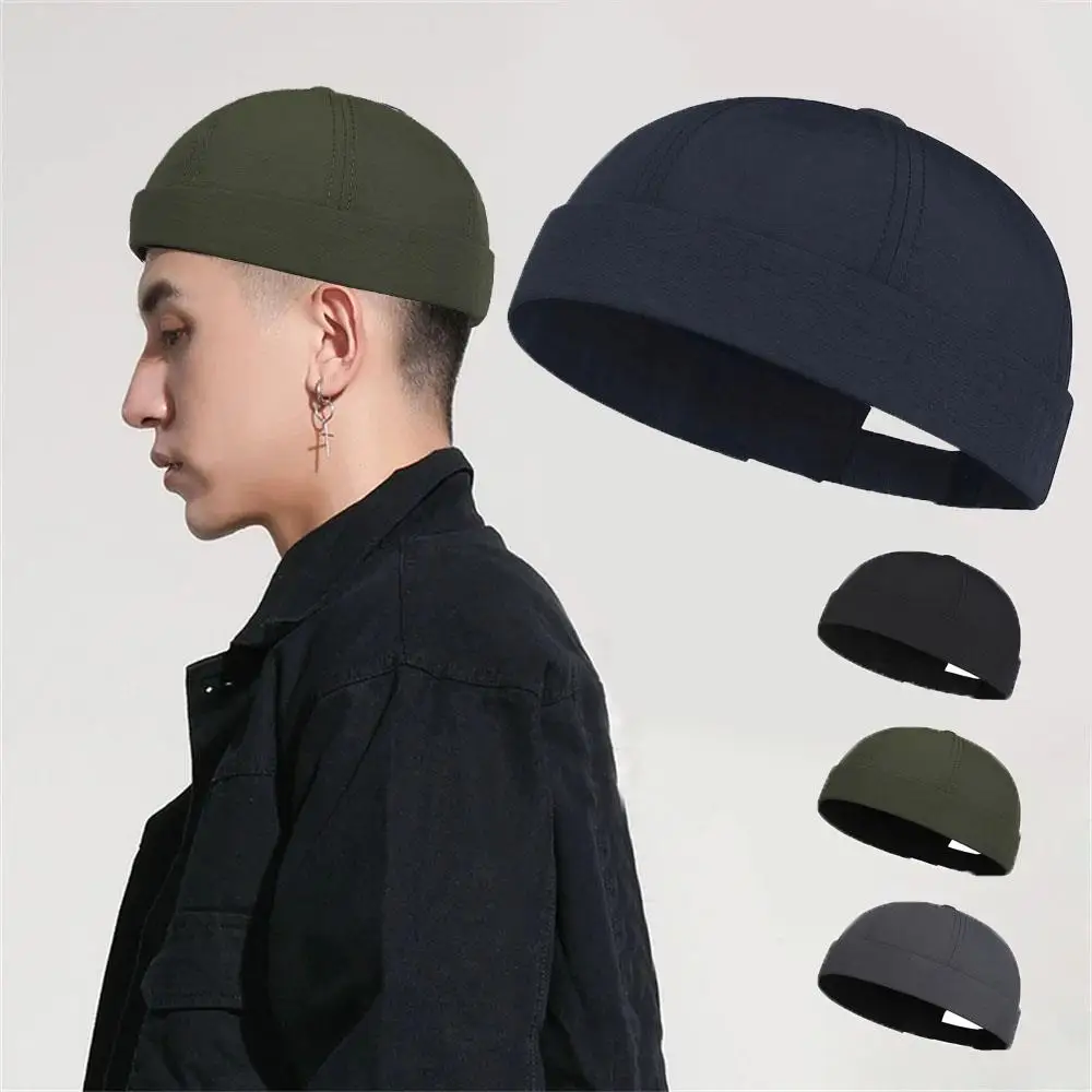 

Cap Foe Men Women Short Caps Dome Melon Hip Hop Caps Brimless Hat Quick Drying Vintage Landlord Hat Fashion Men Women Hats 2025