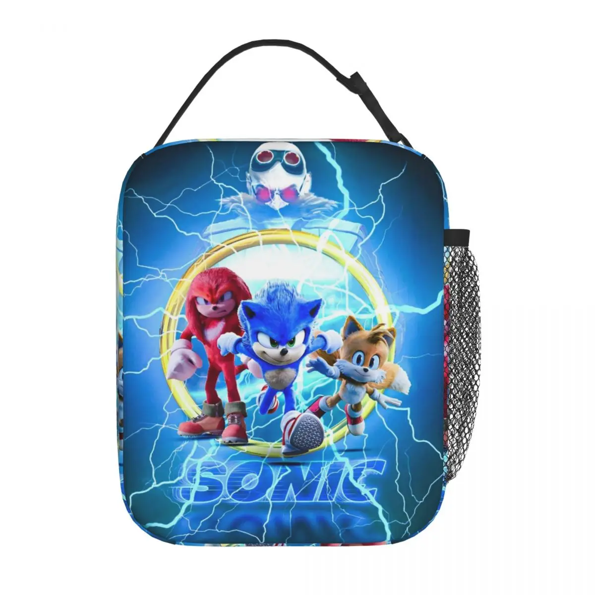 Sonices Movie Insulated Lunch Bag High Capacity Video Game Lunch Container Cooler Bag Tote Lunch Box Office Travel Food Bag