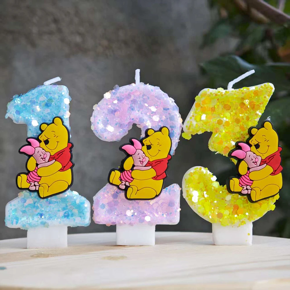 Winnie The Pooh Foto-Requisiten, Papierhut, Brille, Gesichtsdekoration, Geburtstagsparty-Dekoration, Babyparty, Geschenkzubehör