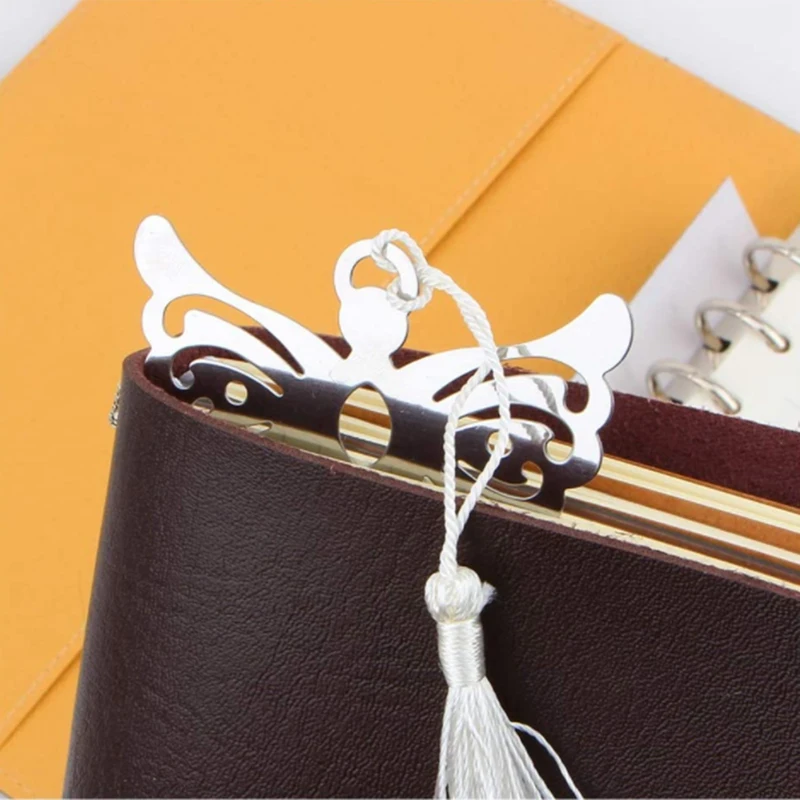 50Pcs Metal Angel Bookmark Favor With Elegant Silk Tassel Wedding Party Favor Gift Boxed Book Lovers Collection Bookmark