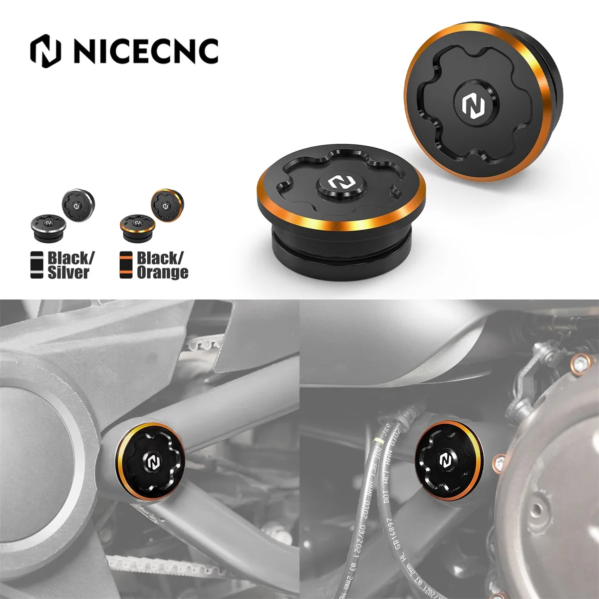 

NICECNC Swingarm Hole Plugs For Harley Sportster S RH1250S 2021-2024 RH 1250 S 2023 2022 2021 Frame Hole Covers