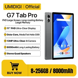 Tablet UMIDIGI G7 Tab Pro MTK Helio G99 Octa-Core 11