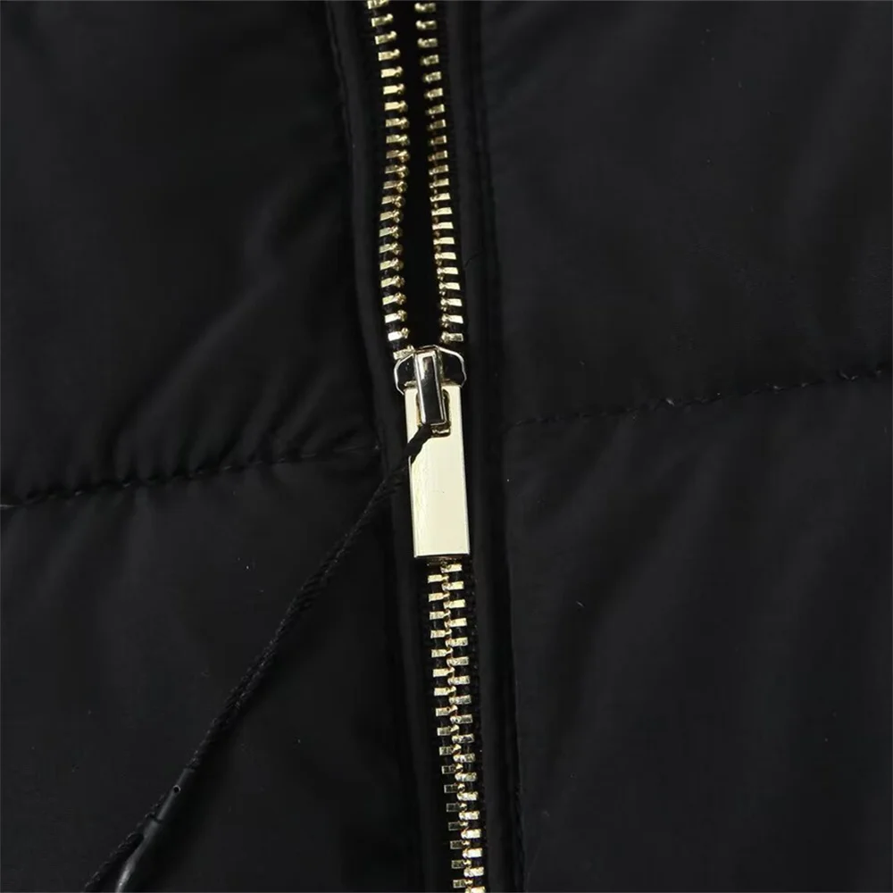 Herfst nieuwe dameskleding mode, eenvoudig en casual opstaande kraag lange mouwen warm katoenen jasje