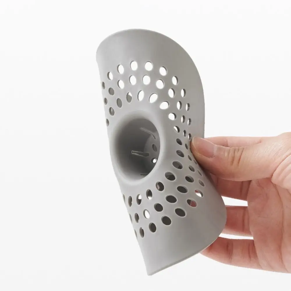 Anti-blocking Hair Kitchen Sink Filter Round Lightweight Hair Filter Silicone Stain Resistant Sink Strainer Bathroom