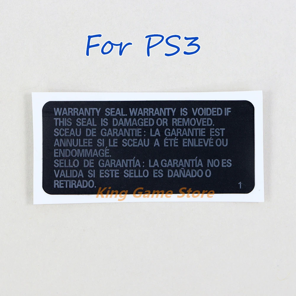 Autocollant d'étiquette de sceau de sécurité pour coque de boîtier hôte, sceaux de garantie PS3, remplacement, 15 pièces
