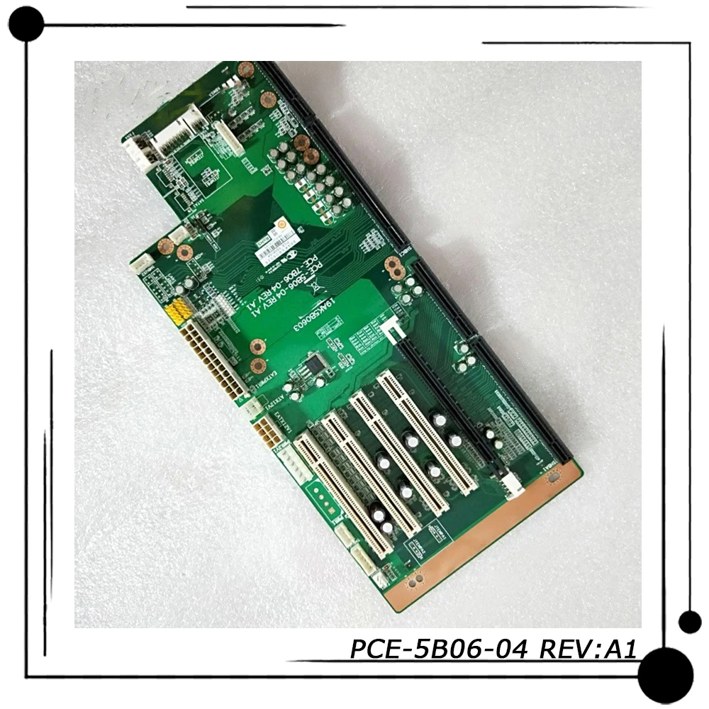 PCE-5B06-04 REV:A1 Industrial Control Backplane Original For Advantech PCE-5124VG Motherboard Before Shipment Perfect Test