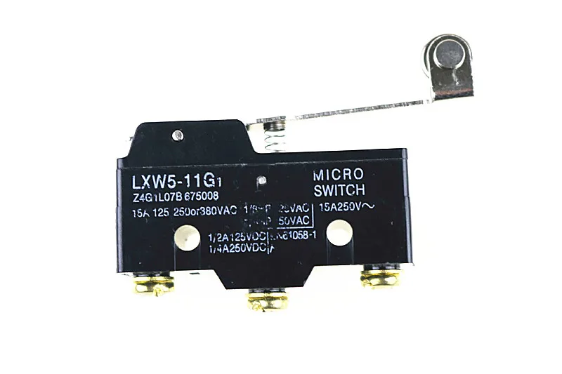 380VAC 250VDC LXW5-11G1 Parallel Roller Hinge Lever Micro-Limit Switch