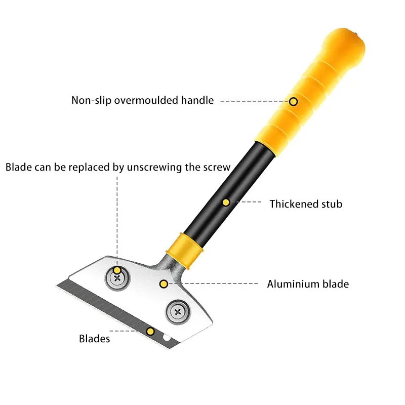 Stainless Steel Glass Clear Blade Cleaning Knife Seam Scraper Wall Leather Glass Floor Cleaning Marble Removal Glue Special Tool