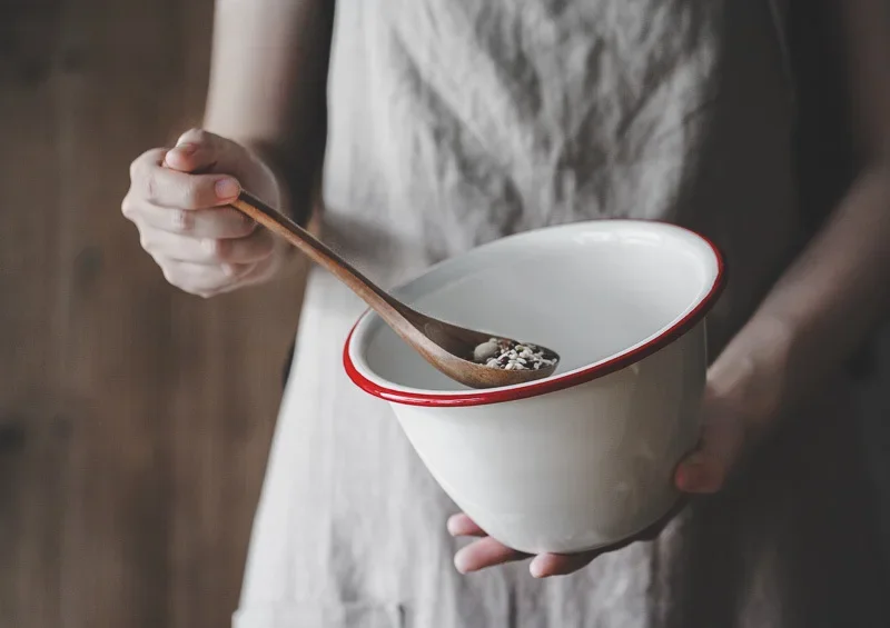 Candy color open porcelain enamel salad bowl large size creative family soup noodle bake food bowl kitchen egg and flour pot