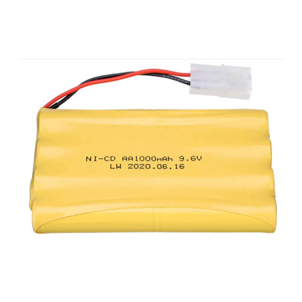 9.6 فولت 1000 مللي أمبير Ni-CD بطارية + شاحن ل Rc لعبة سيارة خزان قطار روبوت قارب بندقية ترقية NiCD AA 700 mah 9.6 فولت بطارية حزمة