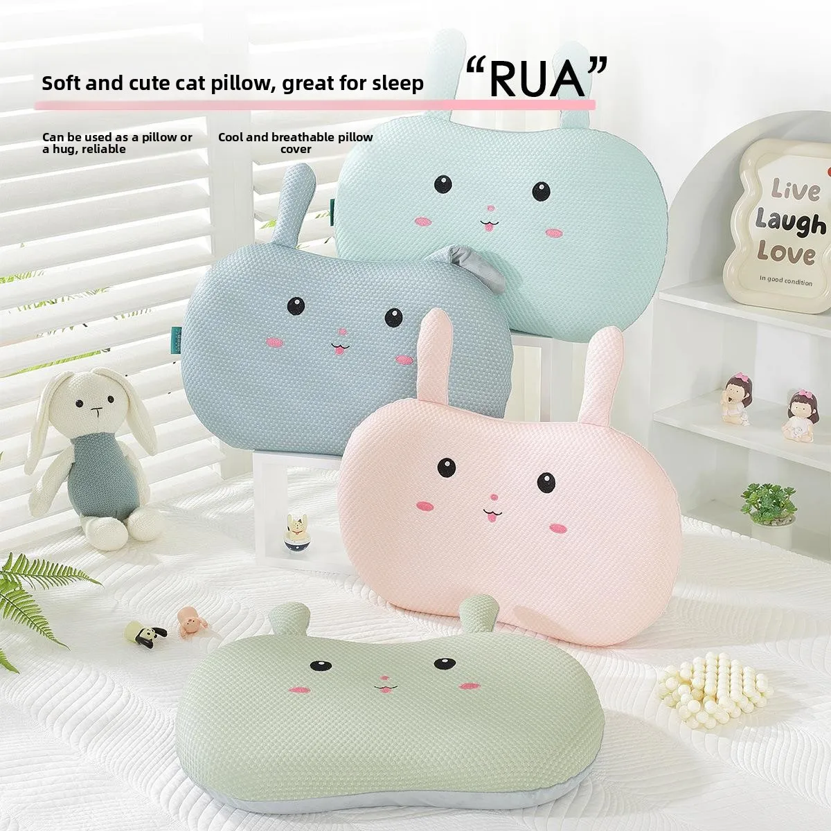 

Подушка для шеи из пены с эффектом памяти для детей 5-12 лет, с моющимся чехлом, подходит для всех возрастов, мягкая и жесткая, двойное использование