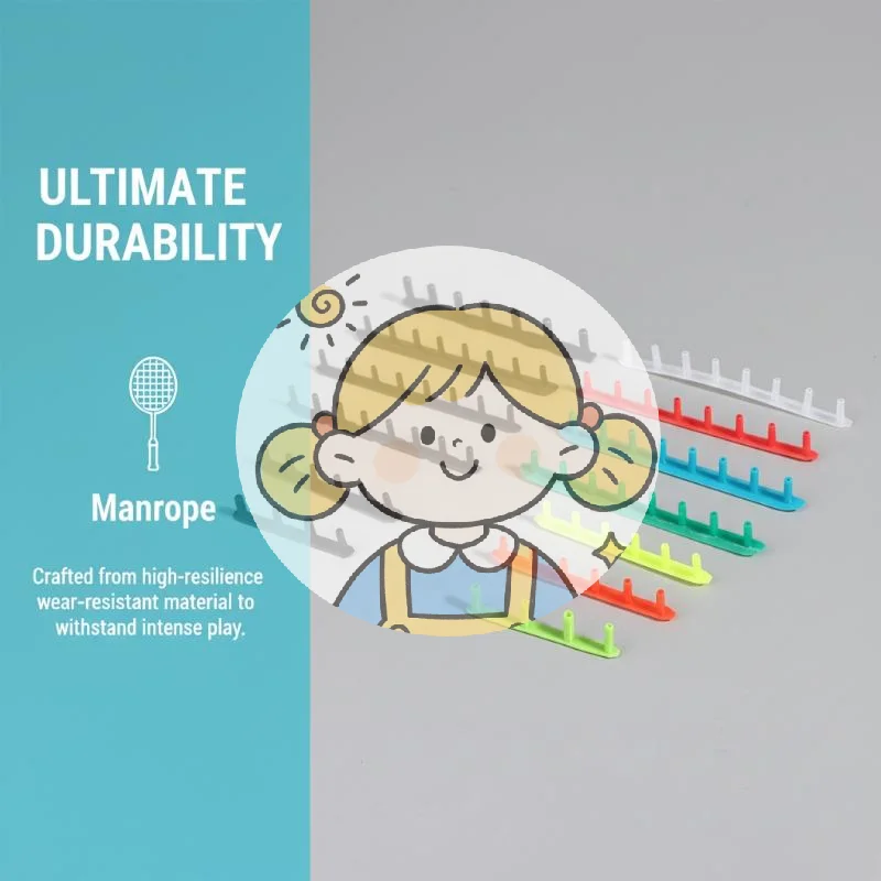 

[LA]^4/6/7/8/11 Nails Type Badminton Racket Nylon Grommets String Protector Mitochondrial Tube Racquet Stringing Grommets Tube