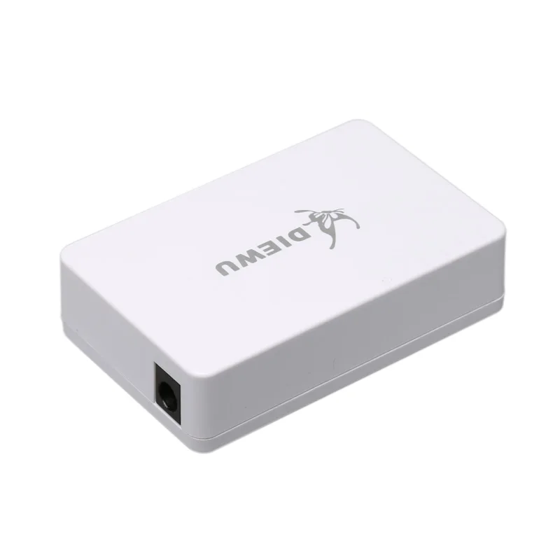 10PCS DIEWU 비관리형 100Mbps 미니 5 포트 네트워크 스위치 5v 500mA 전원 공급 장치