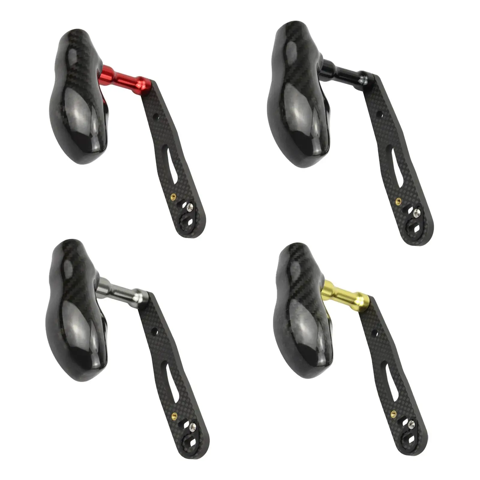 

Fishing Reel Handle Equipment Grip Easy Installation Carbon Fiber Single Rocker Arm Reel Parts Arm Replacement Accessories