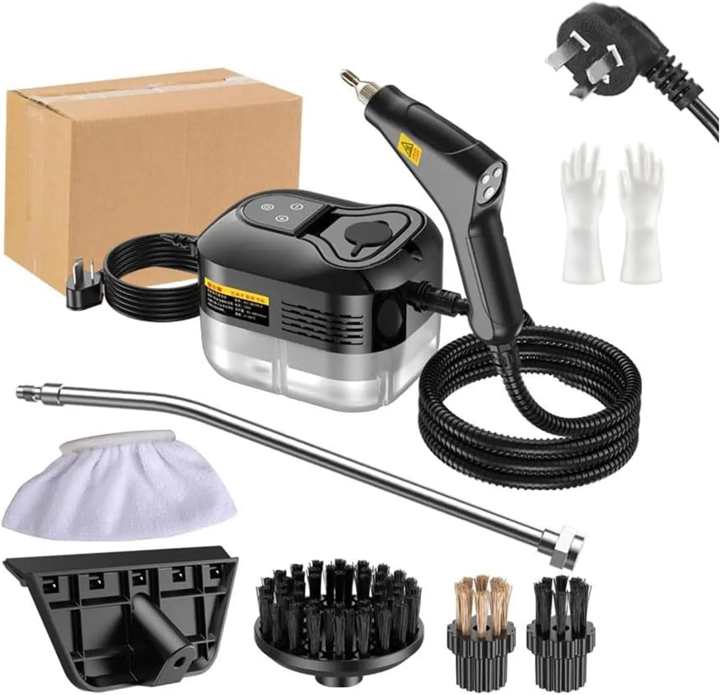 

Handheld Pressurized Steam Cleaner with 6 pcs Accessories, Portable Steamer for Cleaning, Steam Cleaner for Home Use, Steamer