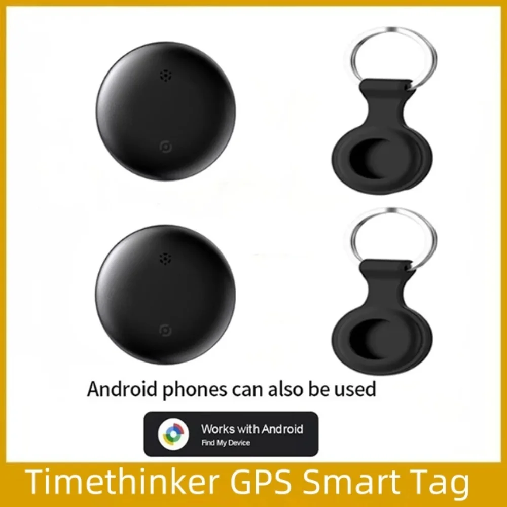 Mini GPS Tracker Waterproof Airtag work with Google Find My APP Bluetooth Locator Anti-Lost Device Keys Pet Elderly Kids  Finder