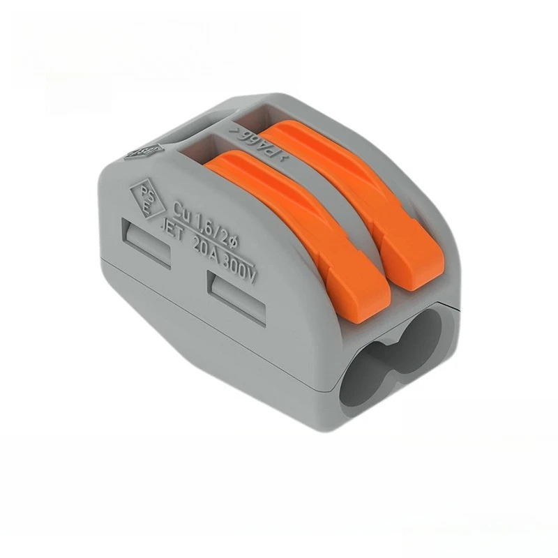 

Architectural lighting fixture connectors, screw-free architectural wiring terminals