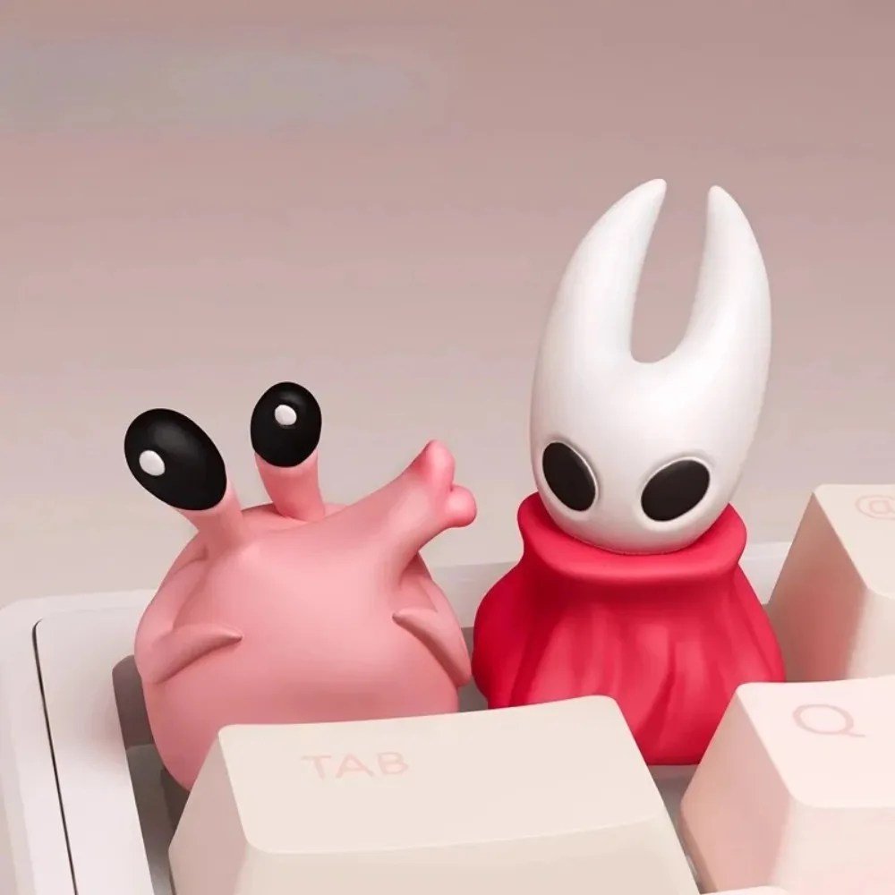 

Hollow Knight Silksong Game Anime Keycaps Resin Material Cool Creative Handmade Three-dimensional Keycap for Mechanical Keyboard