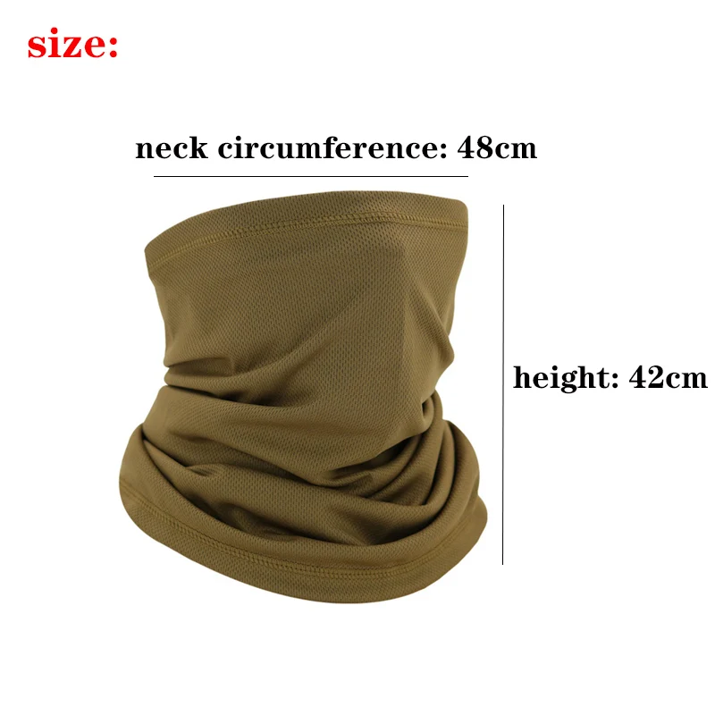 Outdoor Sport Bandana Magic Scarf Neck Warmer Tube UV Protection Bike Cycling Hiking Scarves Fishing Windproof Face Mask for Men