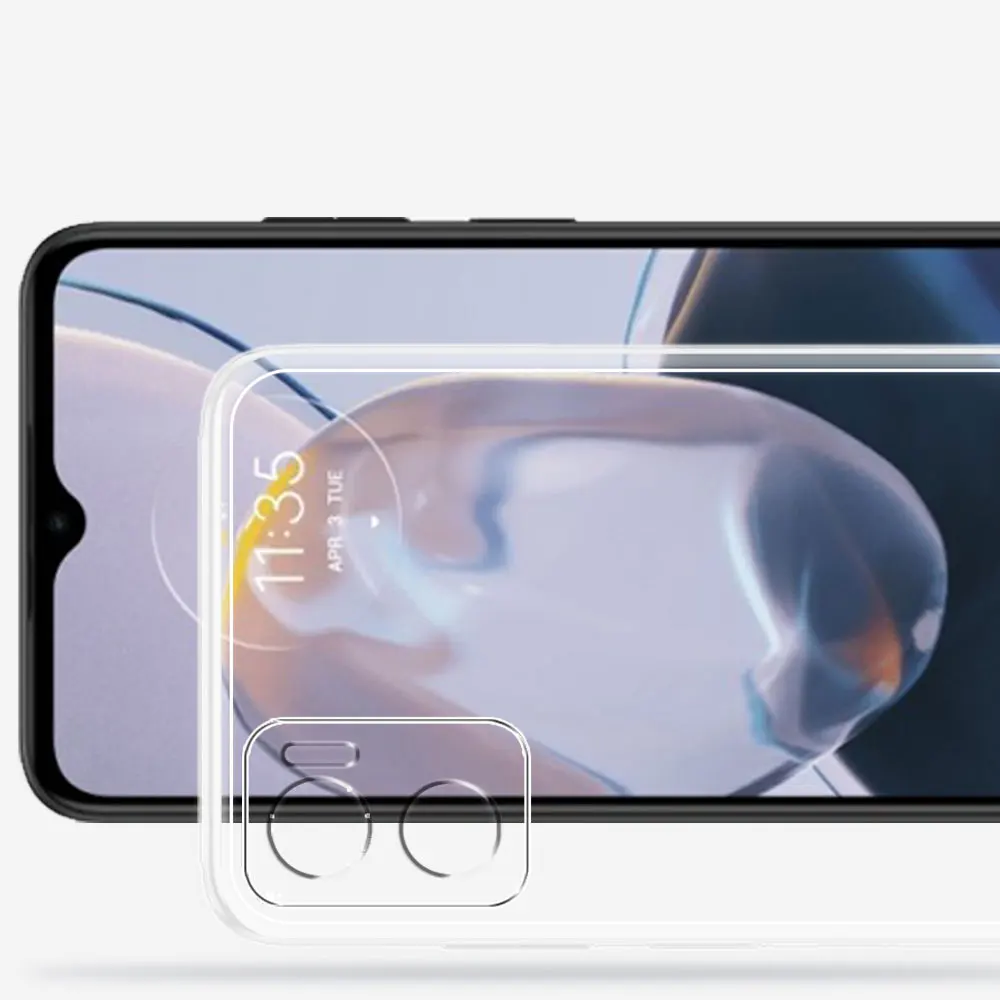 For Motorola E22 Clear Case Silicon Soft Cover For Motorola E22i Phone Case For Motorola E22 E22i Clear Thin Bumper Coque