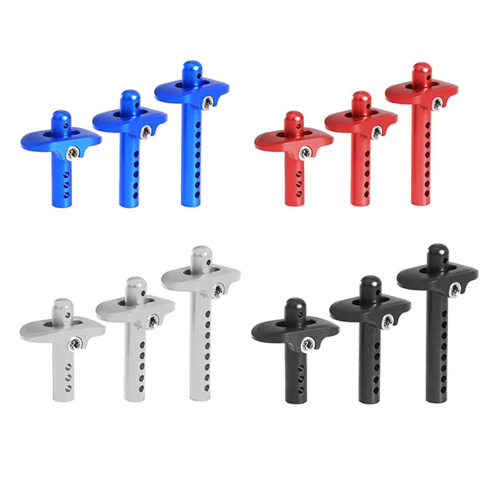 Short /Medium/Long Model Car Shell Pillars 1 Pair Metal RC Model Car Shell Pillars Upgrade Kits Toy Accessory