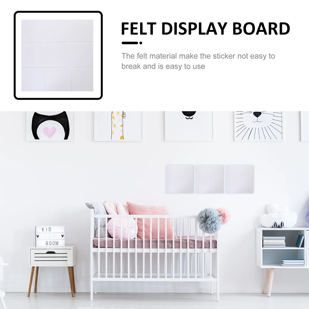 

6 Pcs Felt Wall Stickers Sound Panel Absorbing Privacy Polyester Acoustic Soundproof Panels Office