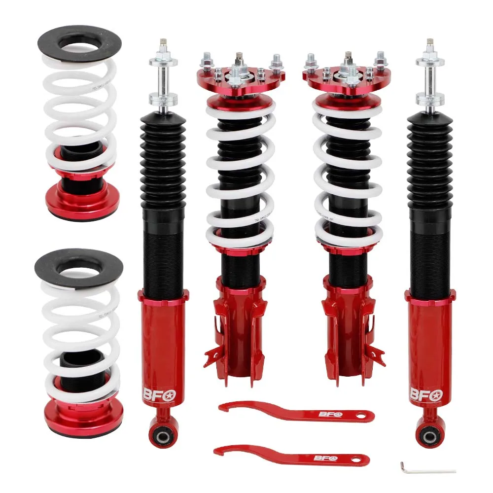 

BFO Coilover Shocks Kit 24 Way Adj. Damper For Honda Civic 2006-2011 Sedan Coupe Shock Absorber Red Suspenison Shocks Struts Kit