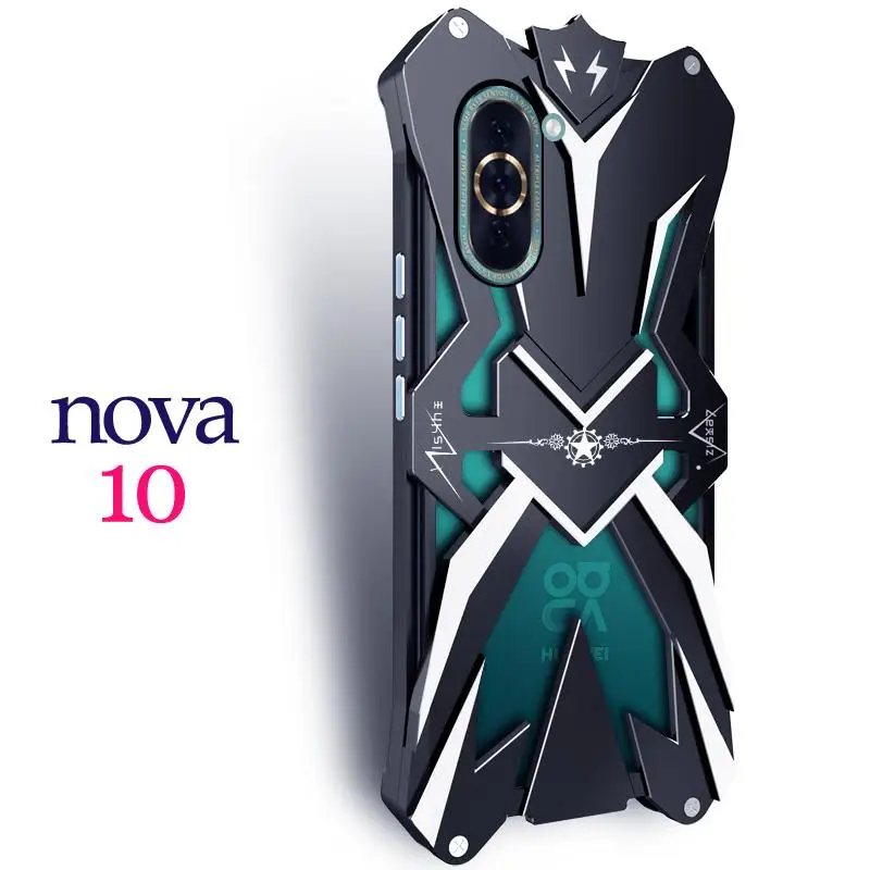 

Original Zimon Metal Luxury New Thor Heavy Duty Armor Metal Aluminum Phone Case For Huawei Nova 10 Nova10 SE Pro 10Z Cases Cover
