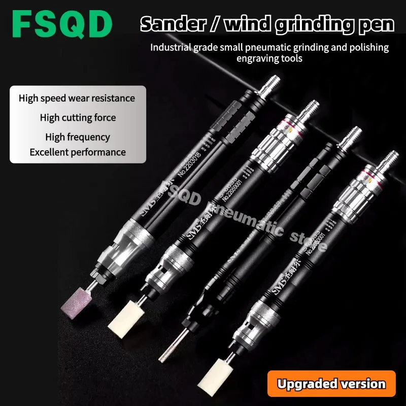 

S-6611L-2-4-8-6610L-6631-095D-121D SMS-093A-123A Ветрошлифовальная ручка промышленного класса, пневматический шлифовальный и полировальный инструмент, шлифовальный станок