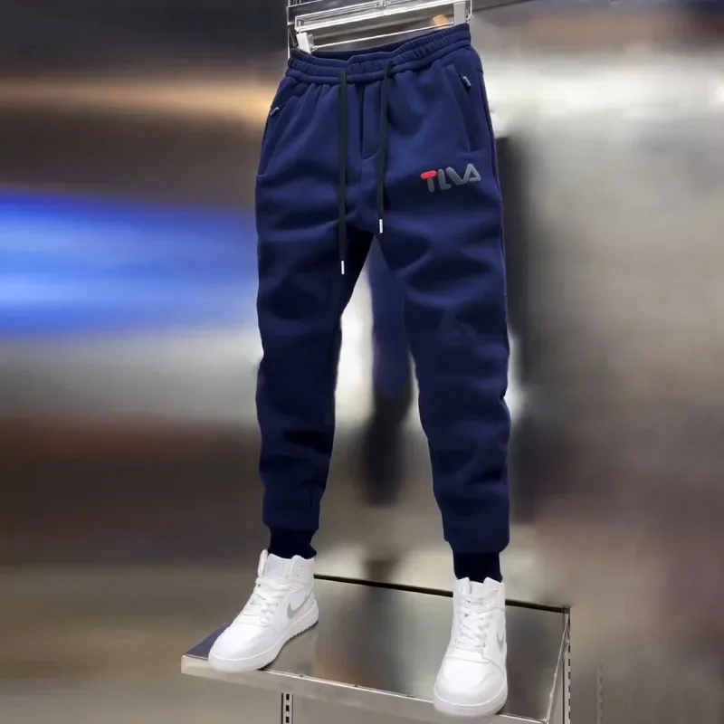 Pantaloni casual da uomo nuovi stampa personalizzata pantaloni sportivi estivi sottili e traspiranti sport da jogging retrò neri festa sociale streetwear