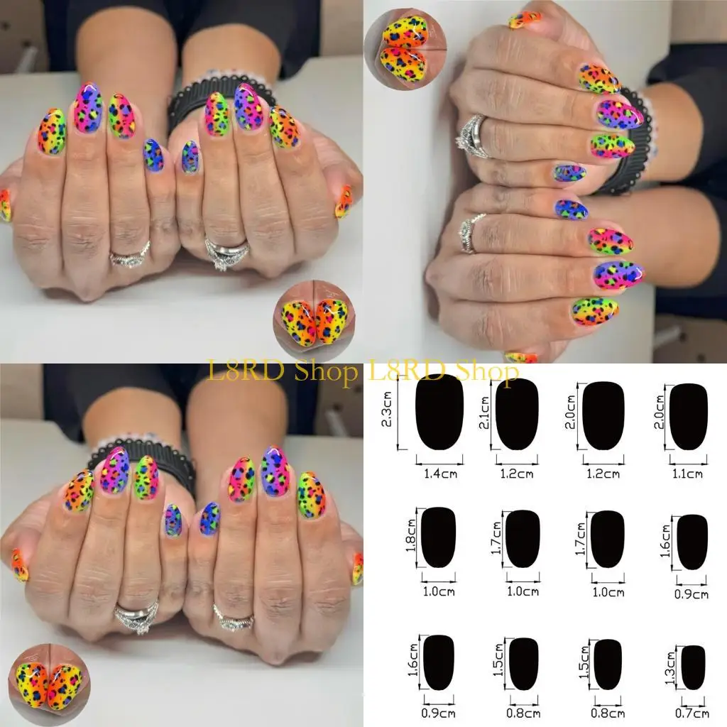 L8RD フレンチ フェイク ネイル デザイン 付け爪、ネイル上の人工ネイル接着剤、ネイル プレス