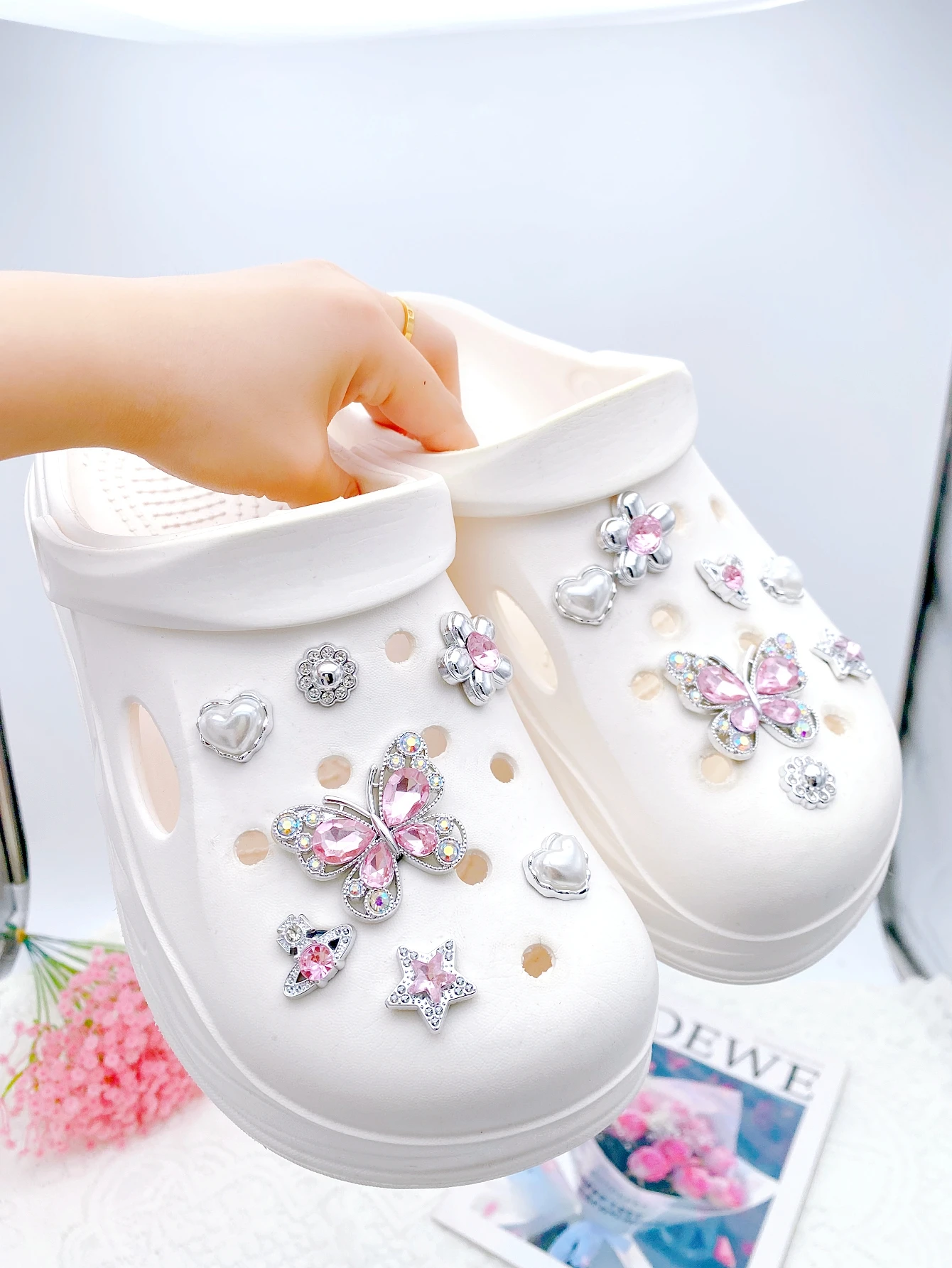14-piece shoe decoration DIY casual shoe decoration - An interesting and versatile way to personalize your footwear