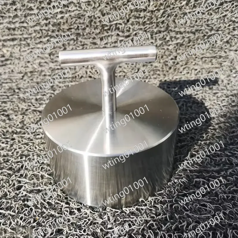 for Solid 304 Stainless Steel Weight Block with Handle 110mm Diameter 3.05kg Multipurpose Pressing Holding Tool